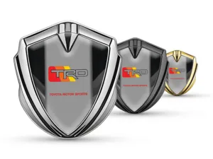 Toyota Emblem Silicon Badge Sports Design High-Quality